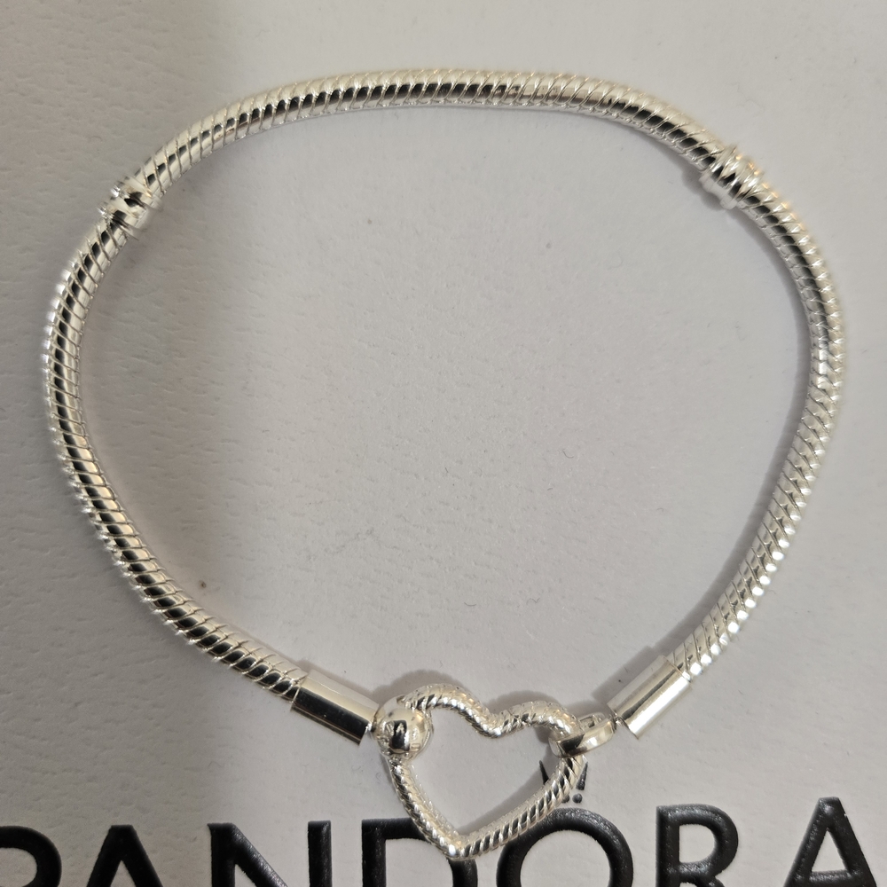 Pandora Silver Heart Bracelet